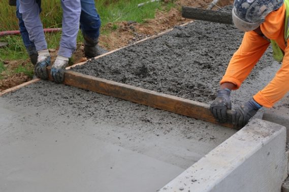 concrete work